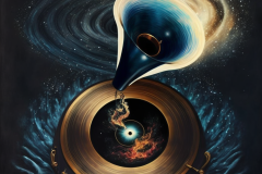 Local_Yokel_gramophone_blackhole_with_a_Galaxy_background_paint_d23ceacd-1b3f-48c4-b8be-f479a3471e8a